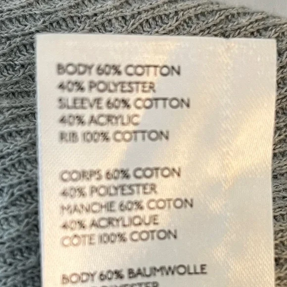 We The Free Gray Oversized Thermal Rainbow Dreams Knit Top Women’s Size Small - Picture 8 of 10